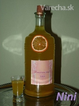 Pomarančový likér I. (fotorecept)