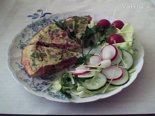 Ľahká zeleninová omeletka (fotorecept)