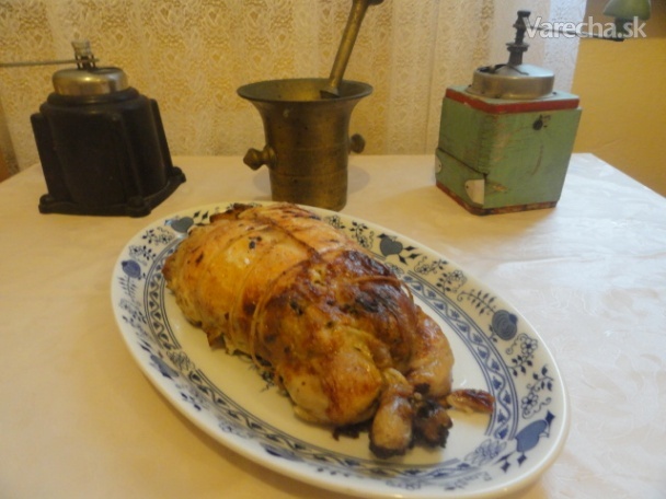 Plnka do kurčaťa z bravčového mäsa (fotorecept)