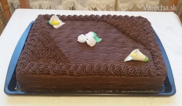 Torta s kakaovým krémom (fotorecept)