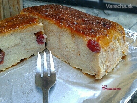Bread pudding/Chlebový puding (fotorecept)