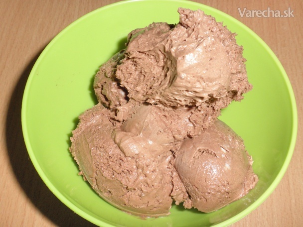 Čokoládová zmrzlina (fotorecept)