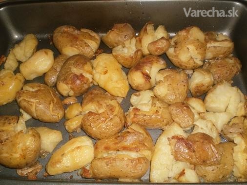 Vareno-pečeno-cesnakové zemiaky (fotorecept)