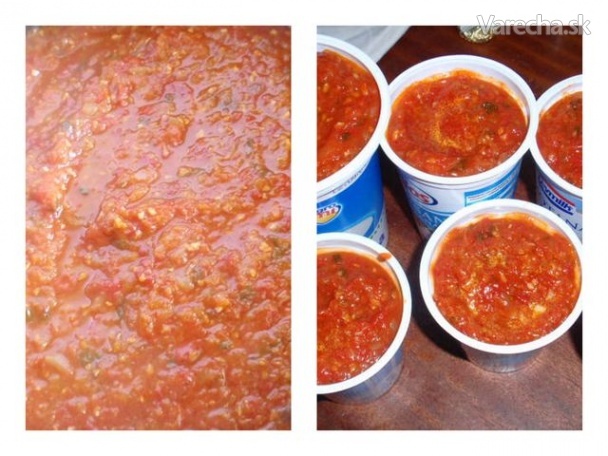 Salsa - rajčinovo-cesnaková omáčka (fotorecept)