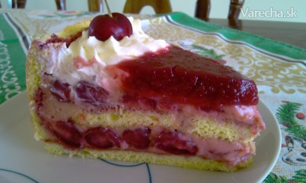 Čerešňová torta (fotorecept)