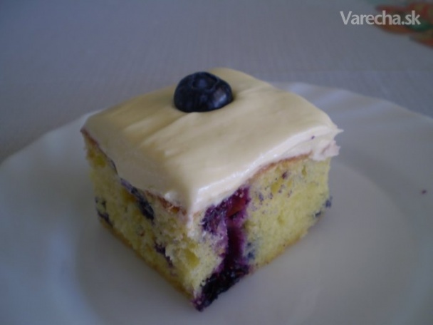 Čučoriedkový koláč  (fotorecept)