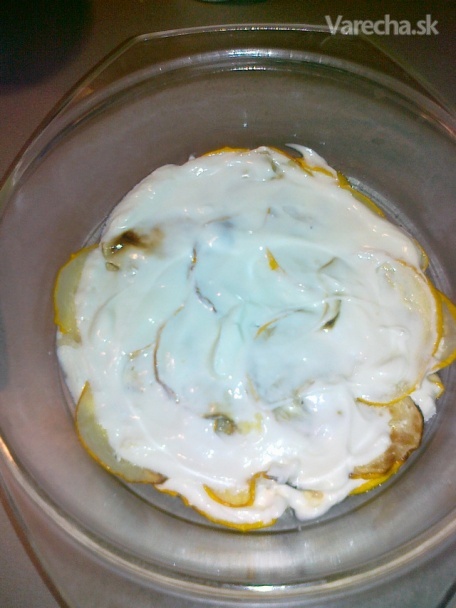 Cukiny s jogurtom - тиквички с кисело мляко (fotorecept)
