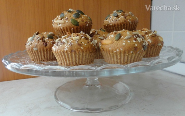 Zdravé muffiny so semiačkami