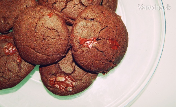 Chrumkavé čokoládové sušienky (fotorecept)