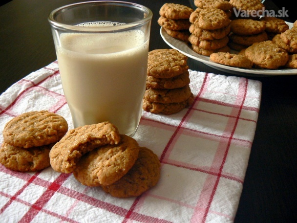 Cookies z arašidového masla (fotorecept)