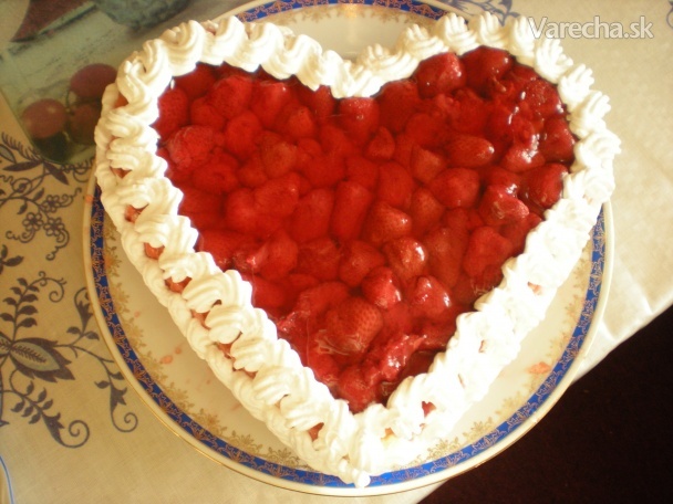 Valentínska torta - Srdce