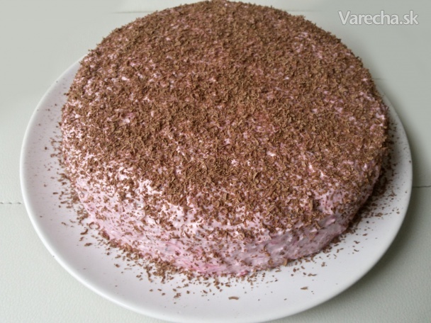 Malinovo-orechová torta bez múky (fotorecept)