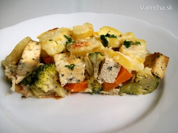 Brokolica zapečená s tofu syrom (pri diéte s obmedzením tukov)