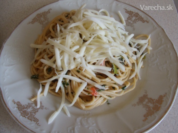 Bylinkové špagety (fotorecept)