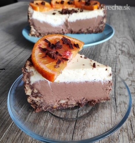 Čokoládovo-pomarančový cheesecake (fotorecept)