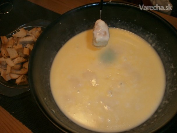 Syrové fondue (fotorecept)