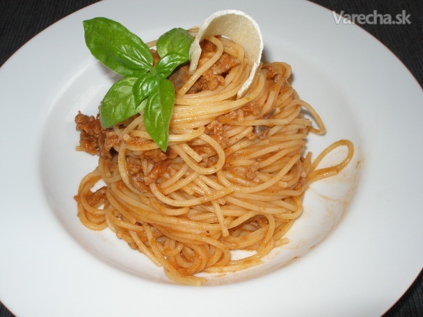 Spaghetti bolognese (fotorecept)