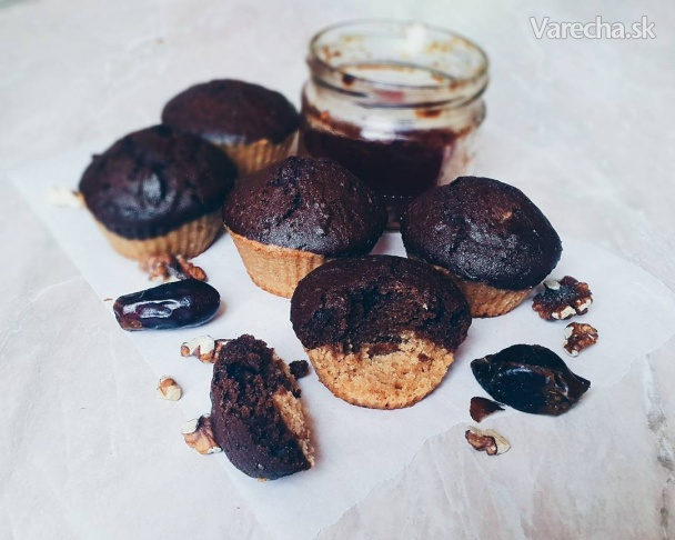 Čokoládovo-vanilkové muffiny