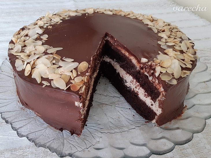 Jednoduchá čokoládovo-gaštanová torta s korpusom bez šľahania (fotorecept)