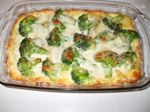 Zapekaná brokolica so zemiakmi a syrom (fotorecept)
