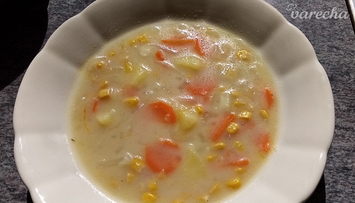 Jarná kukuricová polievka