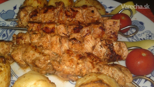 Shish Tavuk zo Sýrie - marinované grilované kura (fotorecept)