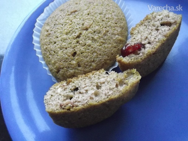 Škoricové muffiny s brusnicami (fotorecept)