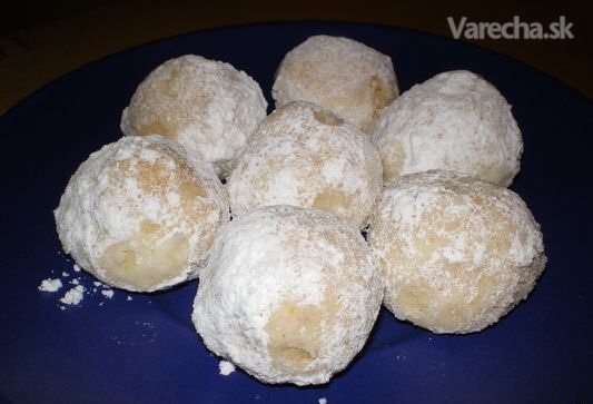 Pečené kokosovo-vanilkové guľky