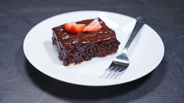 Šťavnatý čokoládový koláč
