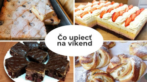 Pre celú rodinu: Koláče na plech, bábovka, roláda, cheesecake aj zákusok známej herečky. 14 tipov, čo upiecť na víkend