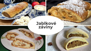 Jablkové záviny: Tradičné kysnuté, ale aj rýchle z pivného či šľahačkového cesta