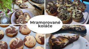 Niečo sladké na nedeľu: Koláče, keksíky, muffiny aj bábovky s mramorovaným efektom