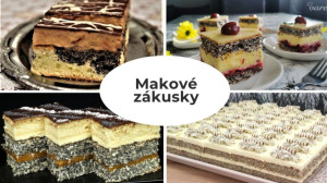 Sladké opojenie: 10 makových zákuskov, ktoré si vás podmania na prvé ochutnanie