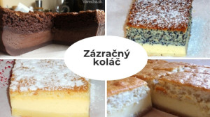 6x zázračný koláč: Stačí len zamiešať cesto, naliať na plech a upiecť. Ale ten výsledok vás zaručene prekvapí