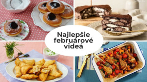 Rebríček TOP 15: Francúzske zemiaky, šišky aj palacinková torta. Navarte a napečte si podľa najlepších februárových videí
