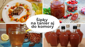 Na tanier aj do komory: Šípky nemusia skončiť len v čaji. 13 tipov, čo všetko sa z nich dá urobiť