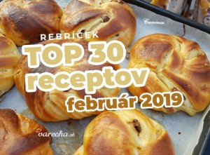 TOP 30 receptov (február 2019): V znamení zemiakových jedál a tvarohových koláčov