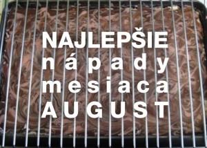 Najlepšie nápady mesiaca august 2016