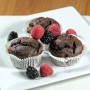 Fazuľové muffiny s horkou čokoládou (fotorecept)