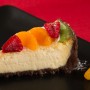 Kokosový cheesecake s ovocím (fotorecept)