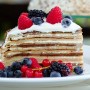 Palacinková torta s tvarohovým krémom