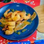 Chrumkavé krevety so slivkovou majonézou