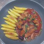 Ragú z bravčovej krkovičky s fazuľou