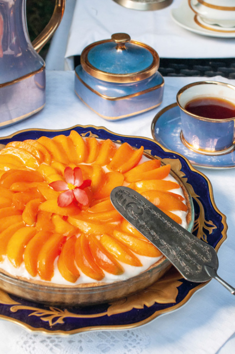 Osviežujúci zákusok so zaváranými marhuľami