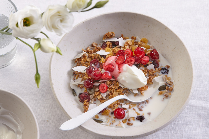 Domáca škoricová granola