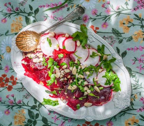 Cviklové carpaccio