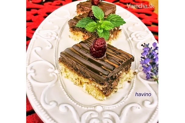 Kokosovo-čokoládový koláč (fotorecept)