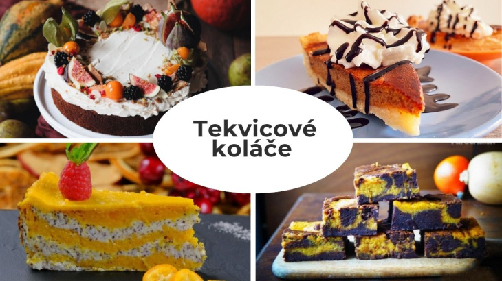 10 receptov na koláče a rezy upečené z tekvice