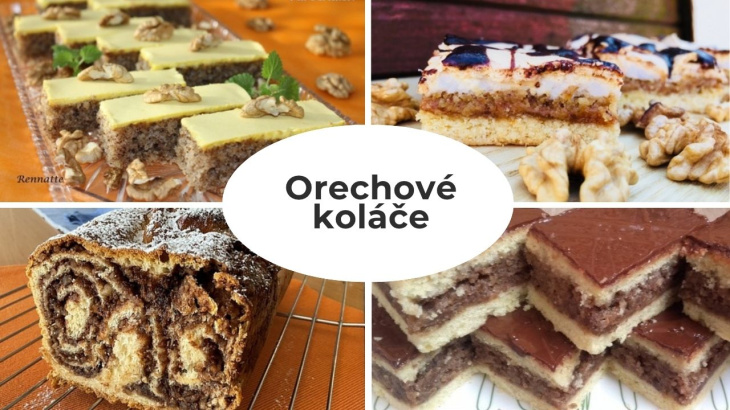 13 receptov na úžasné orechové koláče. Tradičné, aj o akých ste ešte nepočuli