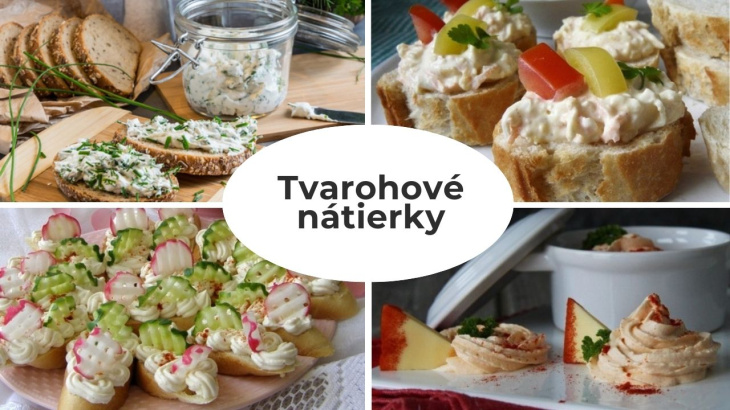 12x tvarohové nátierky, výživné, chutné a nespravia hanbu ani u hostí
